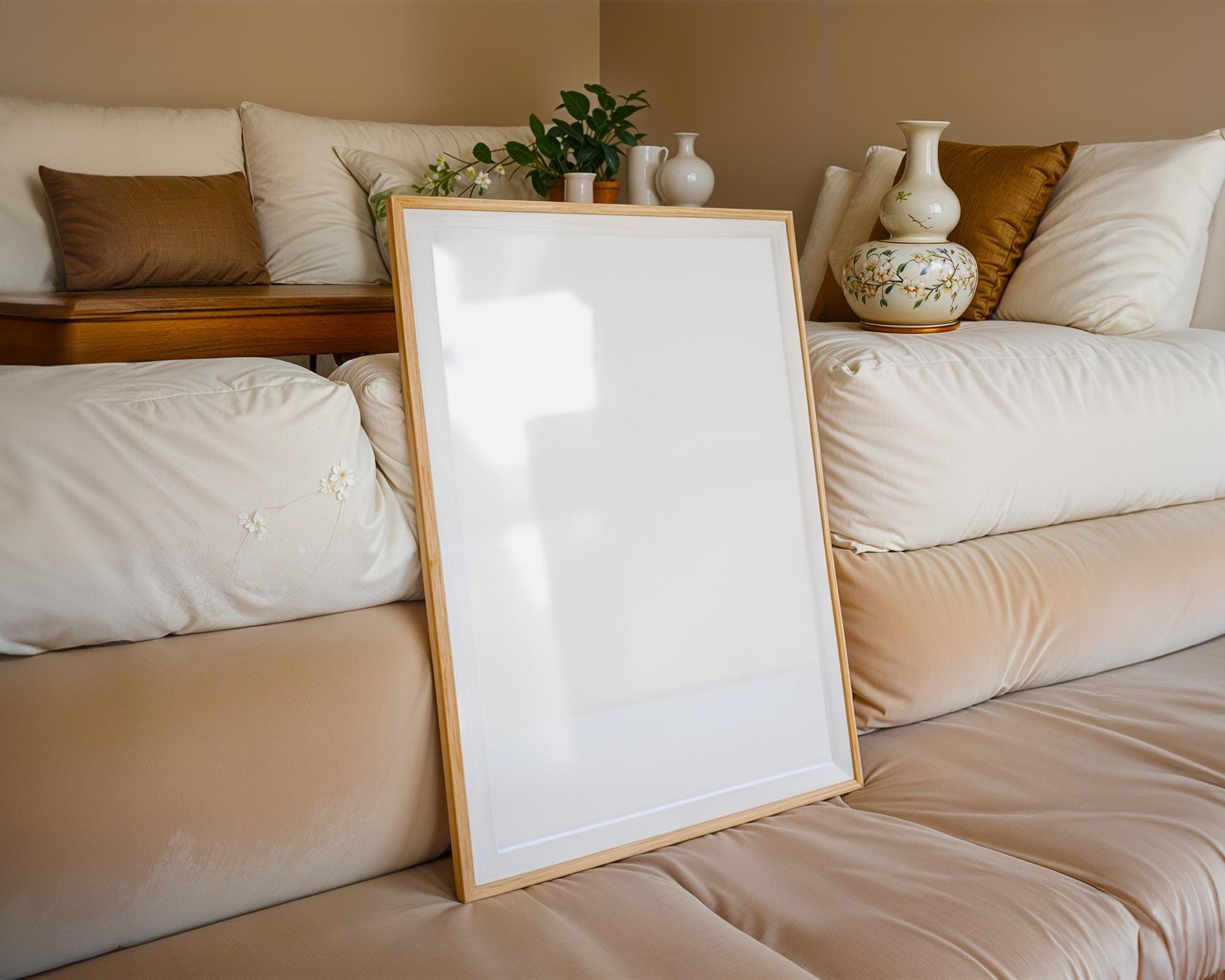 Frame Mockup in Home Interior | Frame Mockup Frames | Interior Wall Poster | Interior Poster Shop Mockup