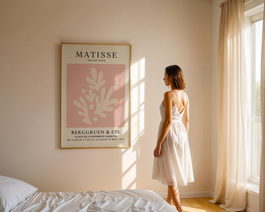 Frame Mockup with Person, Frame Mockup Bedroom, Vertical Frame Mockup Bedroom, Glass Reflection Mockup, PSD Smart Object