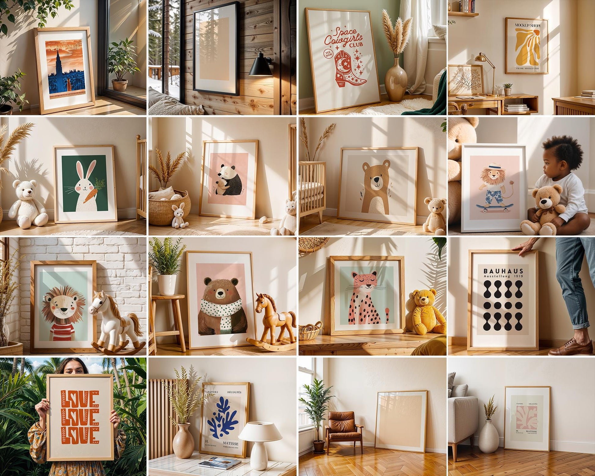 400+ Frames Mockup PSD Bundle Set, Frame Mockup Bundle, 400+ PSD Wall Mockup Frame, PSD Frames Bundle, Mega Bundle Frames Mockup