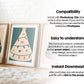 Christmas 3 Frame Mockup PSD, Christmas Holiday Frame Mockup, Christmas Mockup Poster Presentation, Christmas Interior Frame Mockup