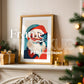 Christmas Frame Mockup PSD, Christmas Holiday Frame Mockup, Christmas Mockup Poster Presentation, Christmas Interior Frame Mockup
