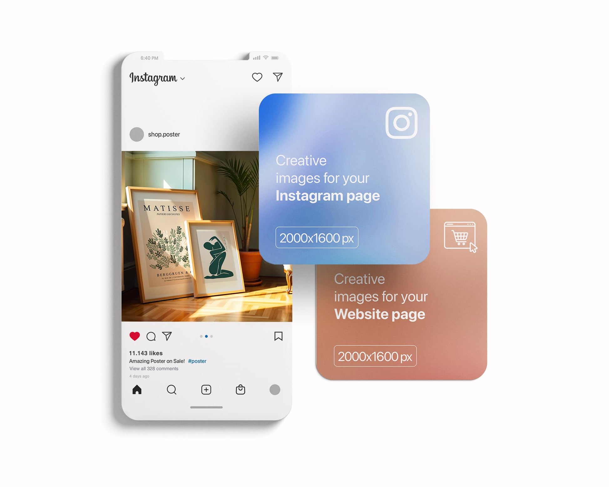 2 Frames Mockup PSD, Mockup Frames, Double Frames Mockup, Set of 2 Mock Up, Wall Art Display, Poster Mockup, Interior Wall Poster Mockup PSD