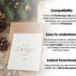 Christmas Card Mockup, White Blank Card Mockup PSD, Invite Card Mockup, Festive Greeting Card Mockup, PSD Smart Object