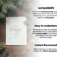 Christmas Card Mockup, White Blank Card Mockup PSD, Invite Card Mockup, Festive Greeting Card Mockup, PSD Smart Object