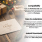 Christmas Card Mockup, White Blank Card Mockup PSD, Invite Card Mockup, Festive Greeting Card Mockup, PSD Smart Object