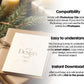 Christmas Card Mockup, White Blank Card Mockup PSD, Invite Card Mockup, Festive Greeting Card Mockup, PSD Smart Object