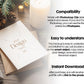 Christmas Card Mockup, White Blank Card Mockup PSD, Invite Card Mockup, Festive Greeting Card Mockup, PSD Smart Object