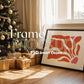 Christmas Horizontal Frame Mockup PSD, Christmas Holiday Frame Mockup, Christmas Mockup Poster Presentation, Christmas Interior Frame Mockup