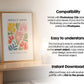 Blank Wooden Poster Frame Mockup, Minimalist Frame Mockup for Digital Download, Posters and Artwork Smart Object Instant Download