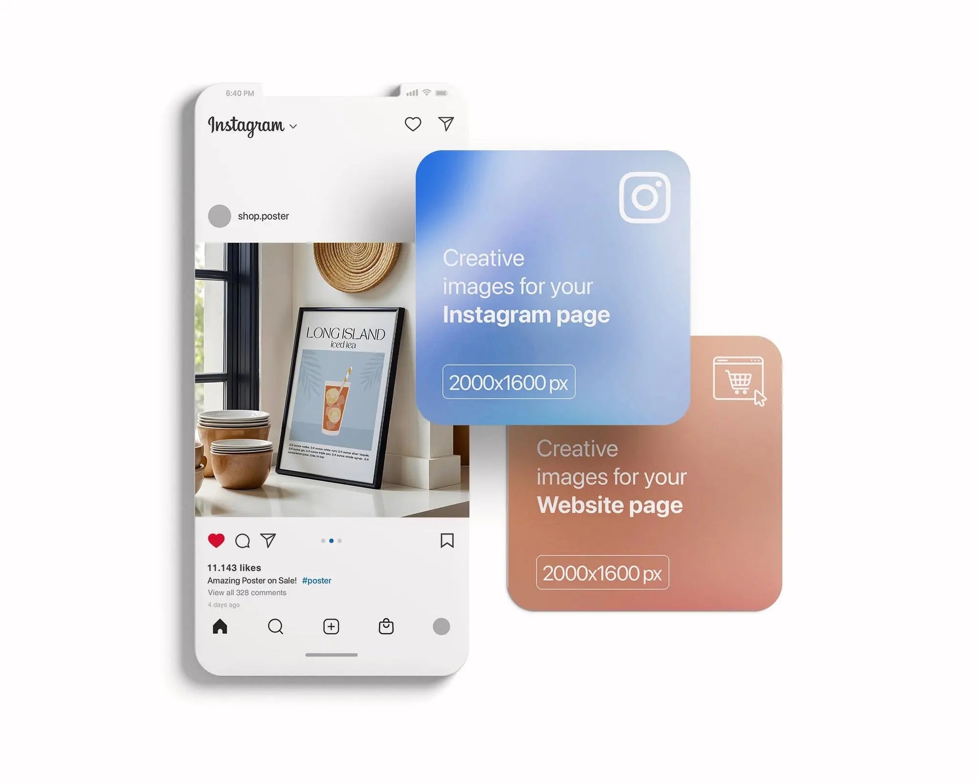 Kitchen Frame Mockup Collection | DIN A Artwork Mockup Frames | Kitchen Wall Art, Digital Prints, and Poster Shop