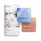 Christmas Card Mockup, White Blank Card Mockup PSD, Invite Card Mockup, Festive Greeting Card Mockup, PSD Smart Object