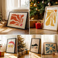 40 Christmas Frame Mockup Bundle PSD, Christmas Holiday Frame Mockup, Christmas Mockup Poster Presentation, Christmas Interior Frame Mockup