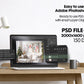 Christmas 3 Frame Mockup PSD, Christmas Holiday Frame Mockup, Christmas Mockup Poster Presentation, Christmas Interior Frame Mockup