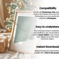 Christmas Frame Mockup PSD, Christmas Holiday Frame Mockup, Christmas Mockup Poster Presentation, Christmas Interior Frame Mockup