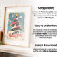 Christmas Frame Mockup PSD, Christmas Holiday Frame Mockup, Christmas Mockup Poster Presentation, Christmas Interior Frame Mockup