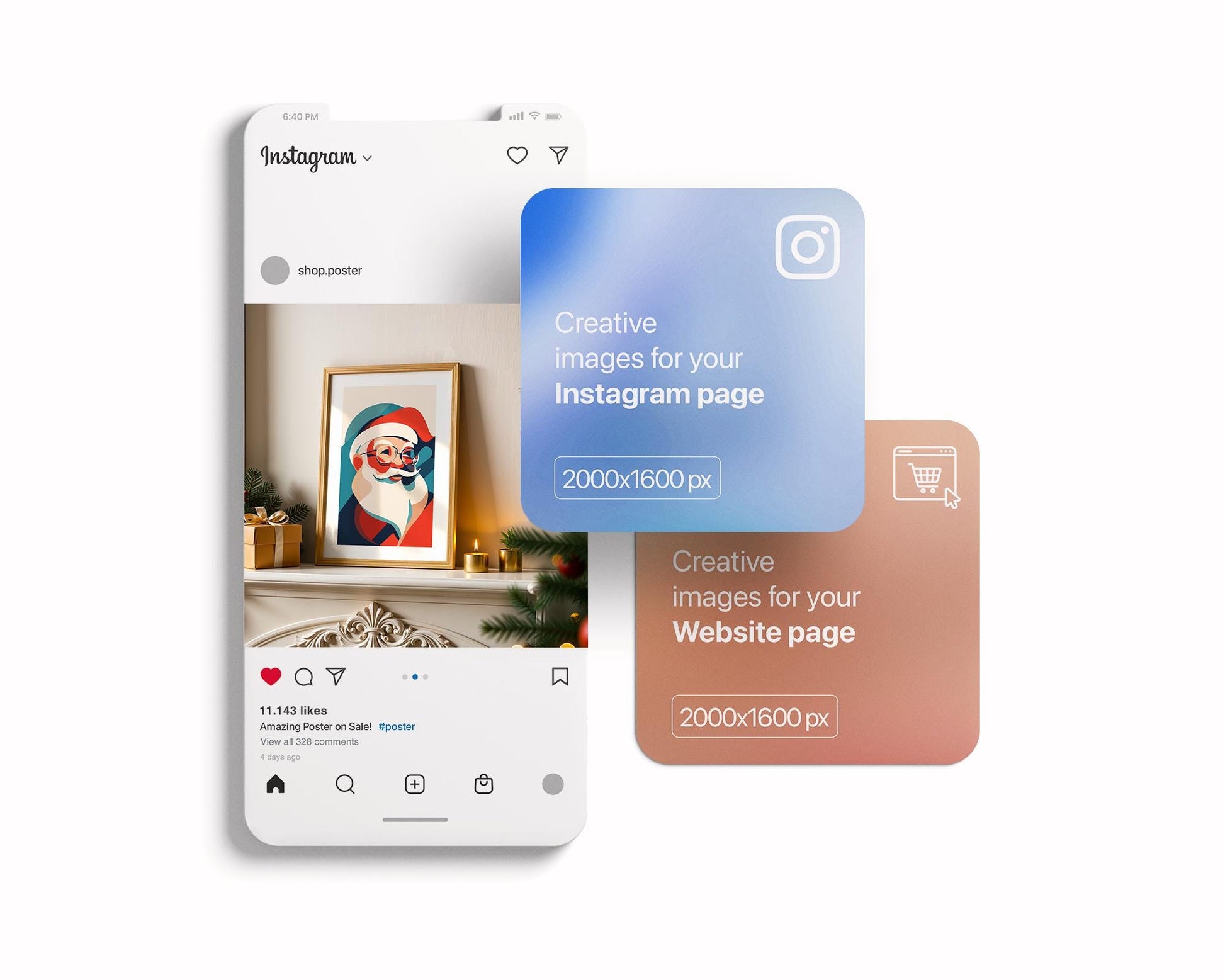 Christmas Frame Mockup PSD, Christmas Holiday Frame Mockup, Christmas Mockup Poster Presentation, Christmas Interior Frame Mockup