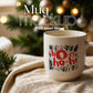 Christmas Mug Mockup PSD, Winter White Ceramic Cup Mockup Coffee Mug Mockups, White Coffee Mug 11oz Holidays Mockup