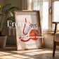 Vertical Frame Mockup, DIN A, iSO A, Photoshop Editable Smart Object, Artwork display, Blank Wooden Poster Frame Mockup