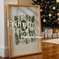 Christmas Frame Mockup PSD, Christmas Holiday Frame Mockup, Christmas Mockup Poster Presentation, Christmas Interior Frame Mockup