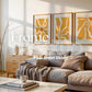 3 Frame Mockup in Home Interior PSD | 3 Frame Mockup Frames | Interior Wall Poster | Interior Poster Shop Mockup