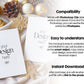 Christmas Card Mockup, White Blank Card Mockup PSD, Invite Card Mockup, Festive Greeting Card Mockup, PSD Smart Object