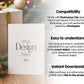 Christmas Card Mockup, White Blank Card Mockup PSD, Invite Card Mockup, Festive Greeting Card Mockup, PSD Smart Object