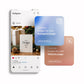 Christmas Card Mockup, White Blank Card Mockup PSD, Invite Card Mockup, Festive Greeting Card Mockup, PSD Smart Object