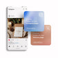 Christmas Card Mockup, White Blank Card Mockup PSD, Invite Card Mockup, Festive Greeting Card Mockup, PSD Smart Object