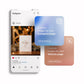 Christmas Card Mockup, White Blank Card Mockup PSD, Invite Card Mockup, Festive Greeting Card Mockup, PSD Smart Object