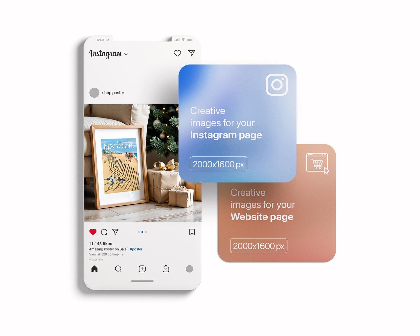 Christmas Frame Mockup PSD, Christmas Holiday Frame Mockup, Christmas Mockup Poster Presentation, Christmas Interior Frame Mockup