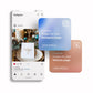 Christmas Card Mockup, White Blank Card Mockup PSD, Invite Card Mockup, Festive Greeting Card Mockup, PSD Smart Object
