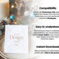 Christmas Card Mockup, White Blank Card Mockup PSD, Invite Card Mockup, Festive Greeting Card Mockup, PSD Smart Object