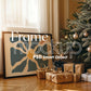 Christmas Horizontal Frame Mockup PSD, Christmas Holiday Frame Mockup, Christmas Mockup Poster Presentation, Christmas Interior Frame Mockup