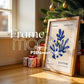 Christmas Frame Mockup PSD, Christmas Holiday Frame Mockup, Christmas Mockup Poster Presentation, Christmas Interior Frame Mockup