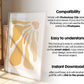 Poster Frame Mockup PSD, Room Frame Mockup, Minimalist Frame Mockup for Digital Download, Posters and Artwork Instant Download