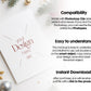 Christmas Card Mockup, White Blank Card Mockup PSD, Invite Card Mockup, Festive Greeting Card Mockup, PSD Smart Object