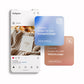 Christmas Card Mockup, White Blank Card Mockup PSD, Invite Card Mockup, Festive Greeting Card Mockup, PSD Smart Object