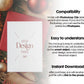 Christmas Card Mockup, White Blank Card Mockup PSD, Invite Card Mockup, Festive Greeting Card Mockup, PSD Smart Object