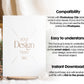 Christmas Card Mockup, White Blank Card Mockup PSD, Invite Card Mockup, Festive Greeting Card Mockup, PSD Smart Object