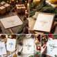 20 Christmas Card Mockup Bundle , White Blank Card Mockup PSD, Invite Card Mockup, Festive Greeting Card Mockup, PSD Smart Object