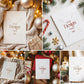20 Christmas Card Mockup Bundle , White Blank Card Mockup PSD, Invite Card Mockup, Festive Greeting Card Mockup, PSD Smart Object
