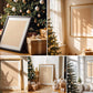 40 Christmas Frame Mockup Bundle PSD, Christmas Holiday Frame Mockup, Christmas Mockup Poster Presentation, Christmas Interior Frame Mockup