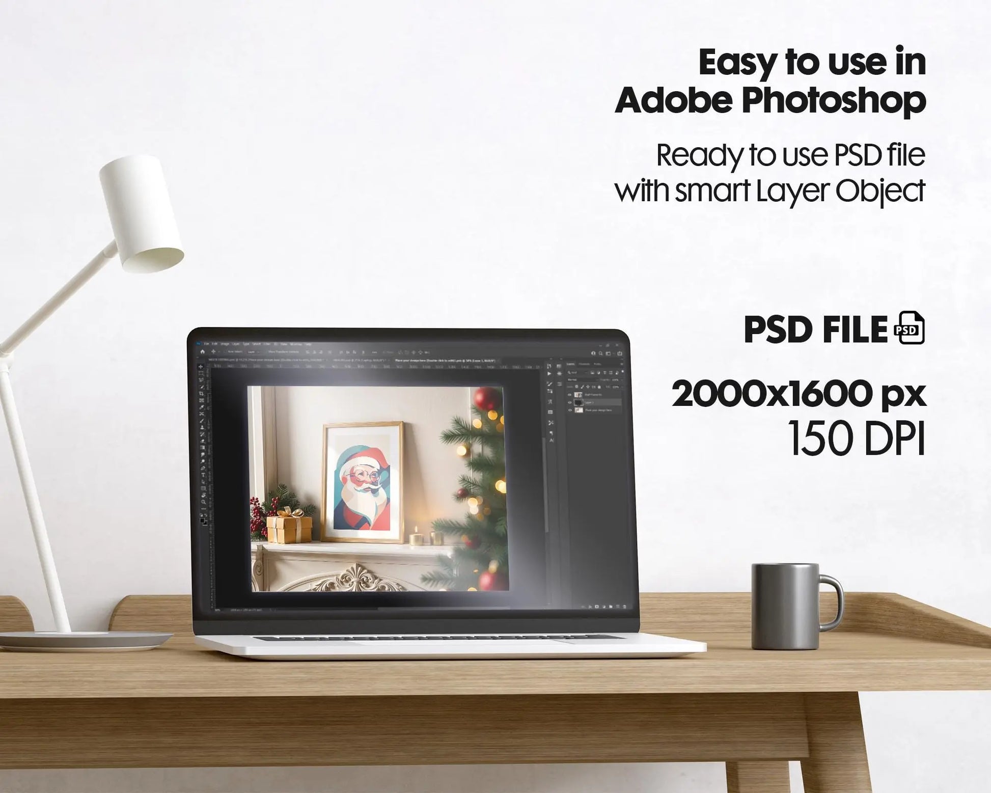 40 Christmas Frame Mockup Bundle PSD, Christmas Holiday Frame Mockup, Christmas Mockup Poster Presentation, Christmas Interior Frame Mockup