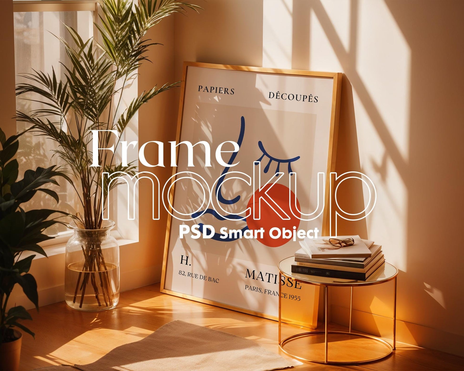 Interior Frame Mockup Collection | DIN A Artwork Mockup Frames | Interior Wall Art | Interior Poster Shop Mockup