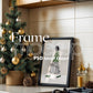 Christmas Frame Mockup PSD, Christmas Holiday Frame Mockup, Christmas Mockup Poster Presentation, Christmas Interior Frame Mockup