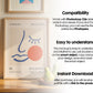 Blank Wooden Poster Frame Mockup PSD , Wall Art Frame Mockup , Instant Artwork & Poster Display Template