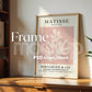 Blank Wooden Poster Frame Mockup, Minimalist Frame Mockup for Digital Download, Posters and Artwork Smart Object Instant Download