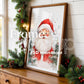 Christmas Frame Mockup PSD, Christmas Holiday Frame Mockup, Christmas Mockup Poster Presentation, Christmas Interior Frame Mockup