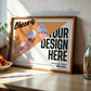 Horizontal Frame Mockup PSD, Scandinavian Wooden Frame Mockup, Poster Mockup PSD , Frame Mockup for Print, Frame Mockup Smart Object