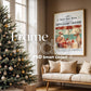 Christmas Frame Mockup PSD, Christmas Holiday Frame Mockup, Christmas Mockup Poster Presentation, Christmas Interior Frame Mockup